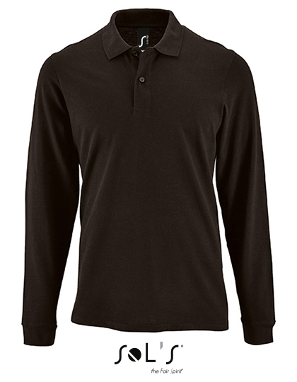 L02087 SOL´S Herren Langarm Piqué Polo Hemd Perfect