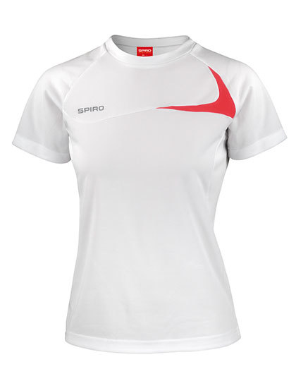 RT182F SPIRO Damen Dash Trainingsshirt Performanceshirt Sportshirt RT182F SPIRO Damen Dash Trainingsshirt Performanceshirt Sportshirt
