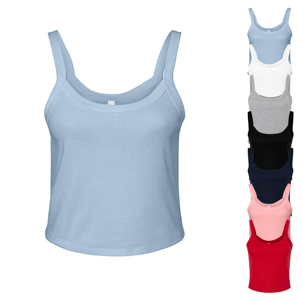 BL1012 Bella Damen Ripp Spaghettiträger Top
