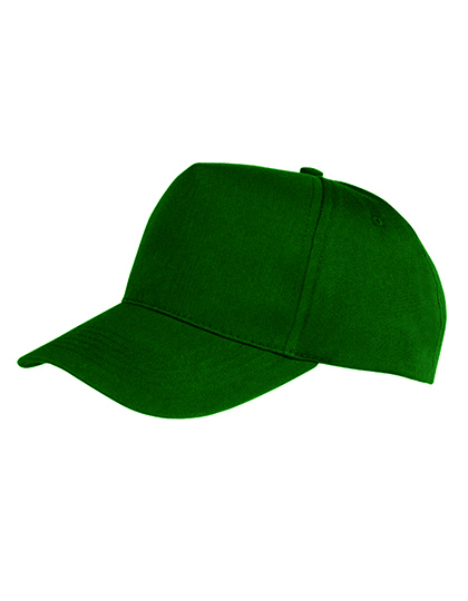 RH84 Result Headwear Boston 5-Panel Kappe Stirnverstärkung ohne Mittelnaht