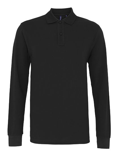 AQ030 Asquith & Fox Herren klassisches Polo Polshirt langarm