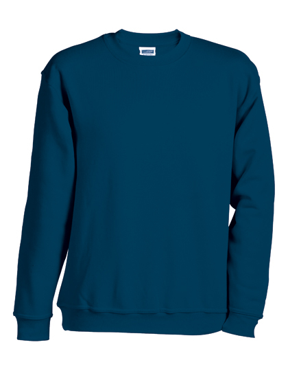 JN040 James+Nicholson Komfort Rundhals Sweatshirt