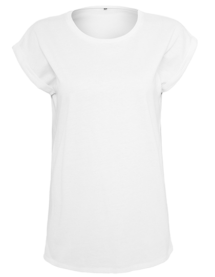 BY138 Build Your Brand Damen Bio T-Shirt mit verlägerer Schulter