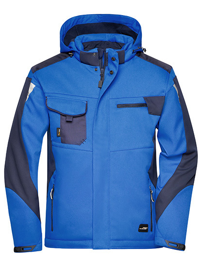 JN824 James+Nicholson CRAFTSMEN Softshelljacke -STRONG-