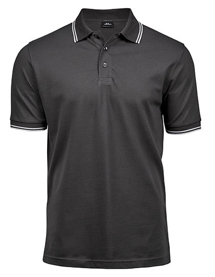TJ1407 Tee Jays Luxus dehnbares Polo mit Streifen