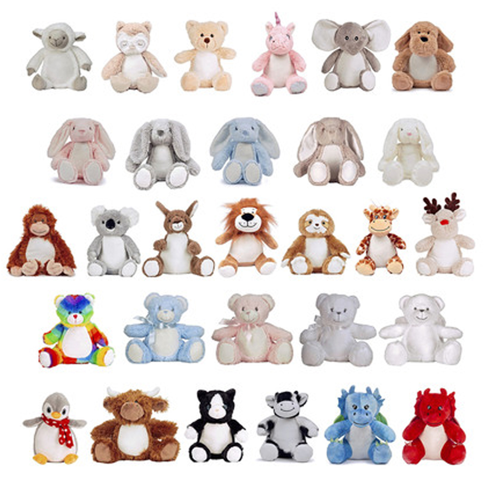 MM060 Mumbles Kuscheltier weißer Bauch für Druck