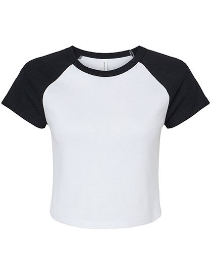 BL1201 Bella Damen Ripp Raglan T-Shirt
