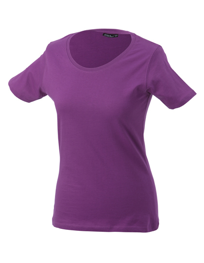 JN901 James+Nicholson Damen BASIC T-Shirt kurzarm