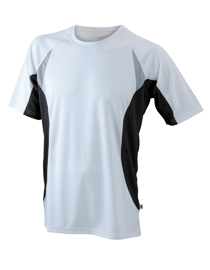 JN391 James+Nicholson Herren Laufshirt kurzarm
