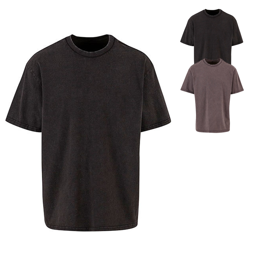 BY307 Build Your Brand lockeres T-Shirt Vintage-Stil
