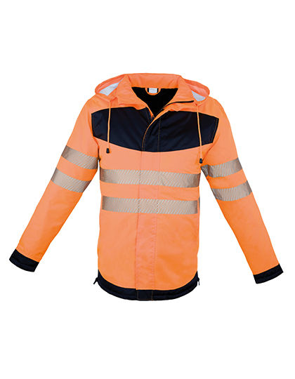KX1004 Korntex EOS Hi-Vis Arbeitskleidung Parka mit großer Druckfläche auf der Brust