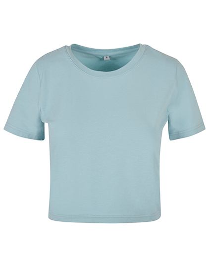 BY042 Build Your Brand Damen T-Shirt kurzarm abgeschnitten Bauchfrei
