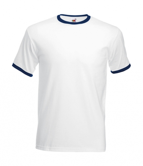 Fruit of the Loom Ringer T-shirt kurzarm