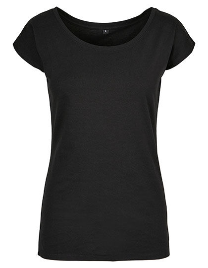 BYBB013 Build Your Brand Basic Damen T-Shirt mit weitem Hals