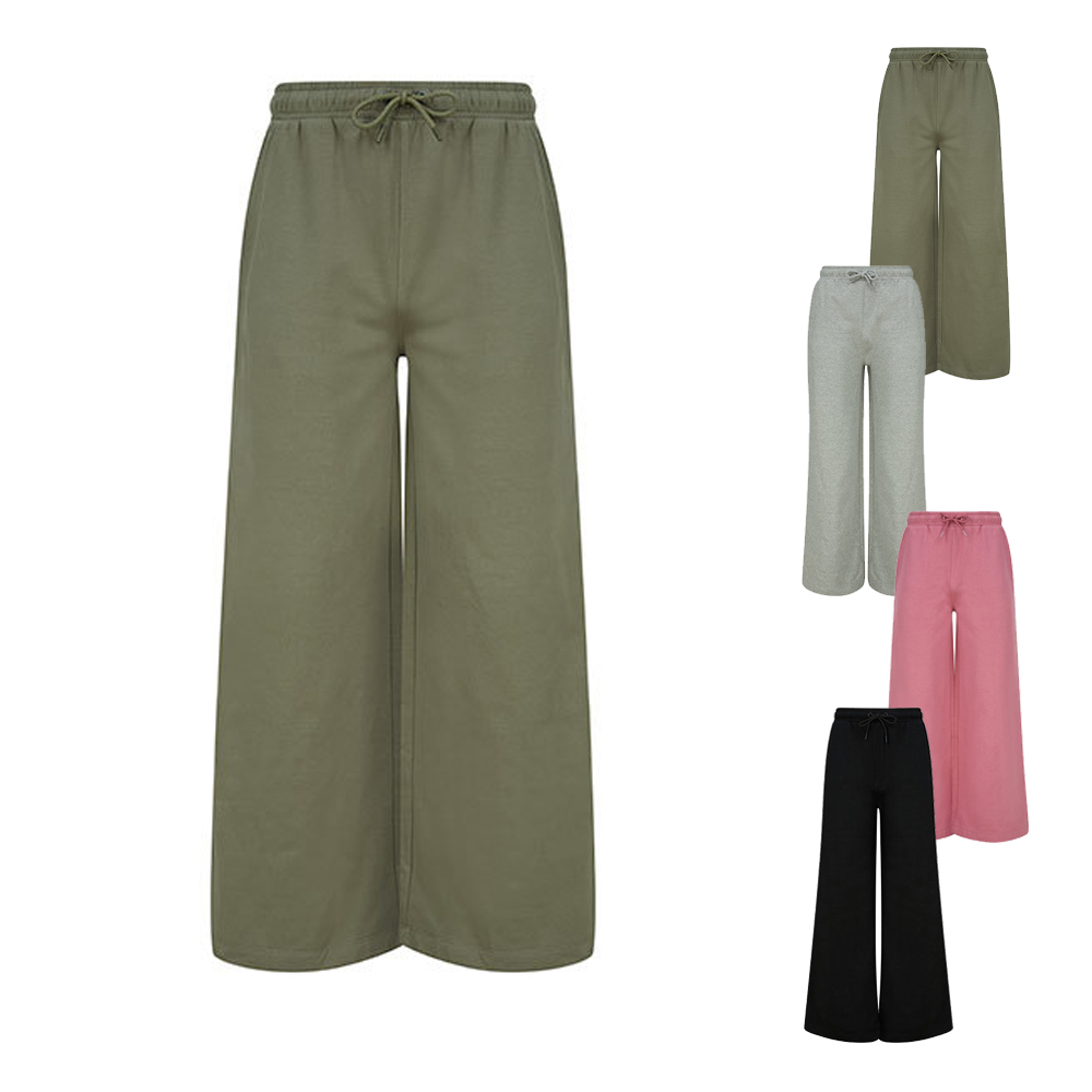 SF431 SF Women Damen Nachhaltige, modische Jogginghose mit weitem Bein