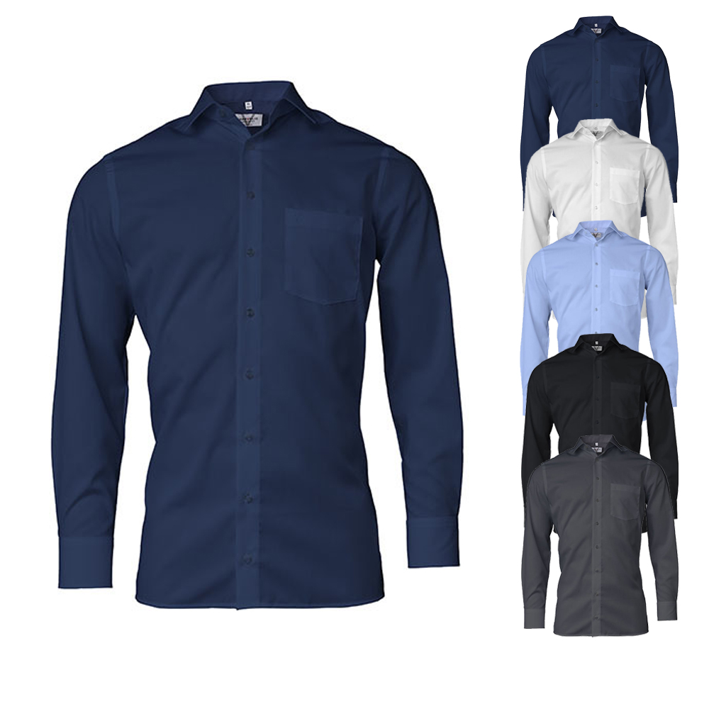 MV797364 Marvelis Herren Hemd Comfort Fit langarm