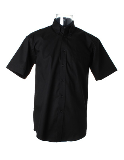 K109 Kustom Kit Herren Hemd Kurzarm Oxford Shirt