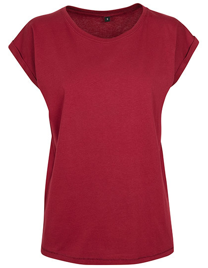 BY021 Build Your Brand Damen T-Shirt mit verlängerten Schultern BY021 Build Your Brand Damen T-Shirt mit verlängerten Schultern