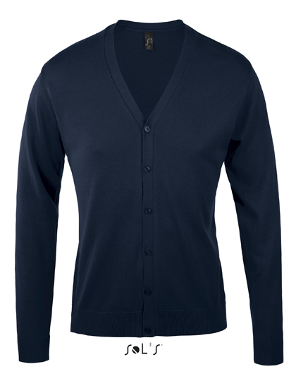 L418 SOL´S Golden Strickjacke mit V-Ausschnitt für Herren