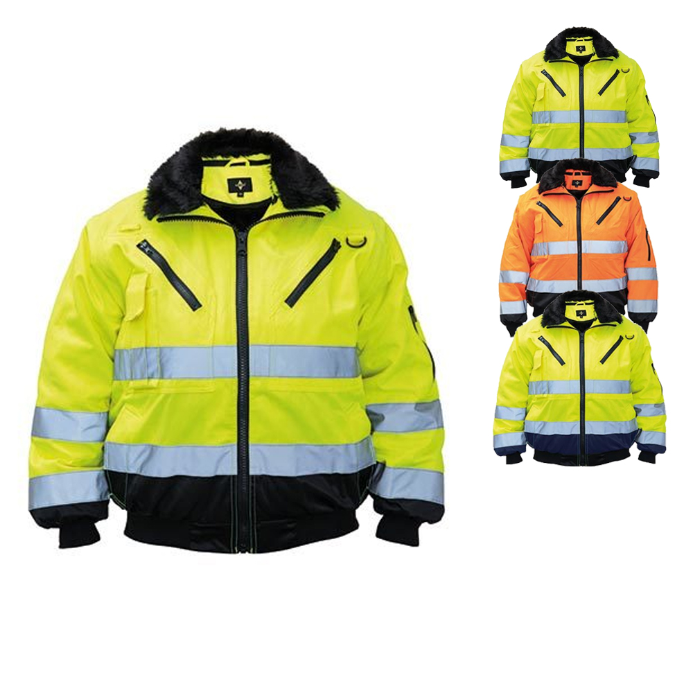 KX809S Korntex robuste 4-in-1 Hi-Vis Pilotenjacke Oslo