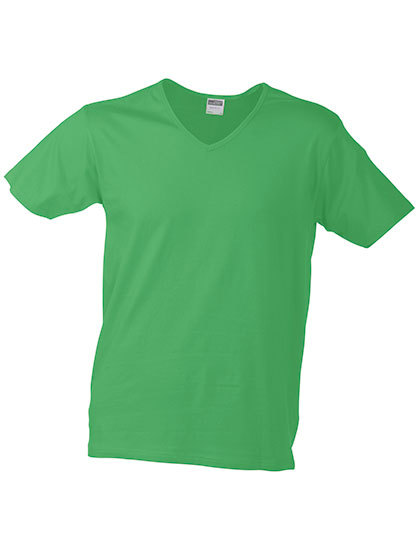 JN912 James+Nicholson Herren V-Ausschnitt T-Shirt schlanke Passform JN912 James+Nicholson Herren V-Ausschnitt T-Shirt schlanke Passform