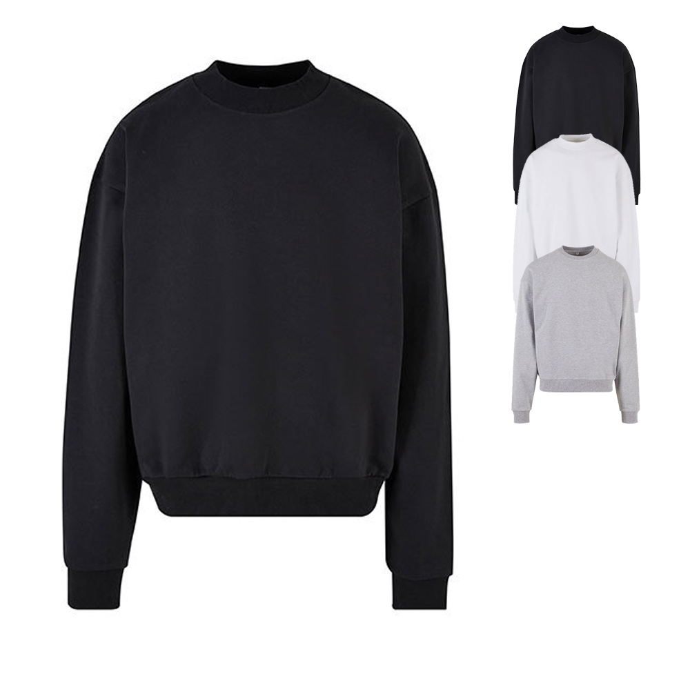 BY205 Build Your Brand Rundhals-Sweatshirt ultraschwer