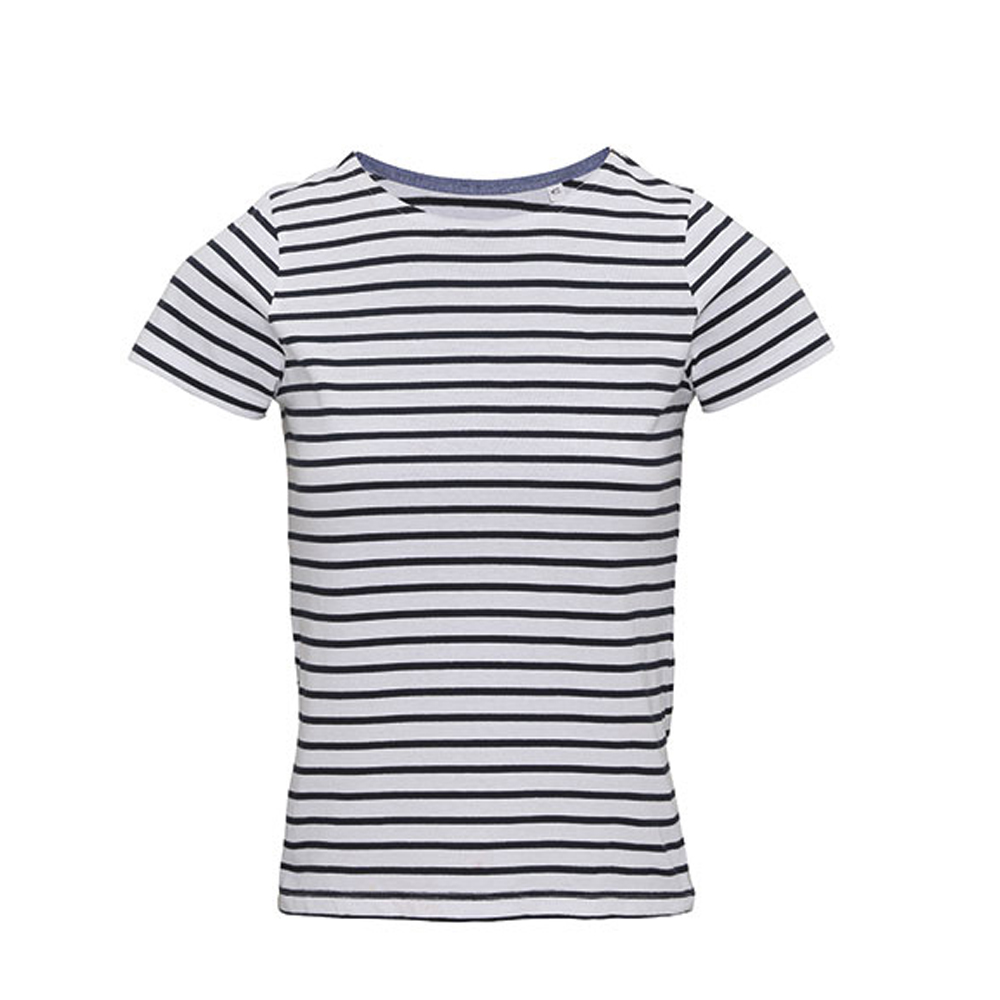 AQ073 Asquith & Fox Damen Matrosen Shirt T-Shirt gestreift kurzarm