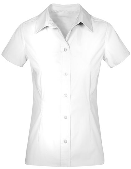 E6305 Promodoro Damen Poplin Bluse Kurzarm