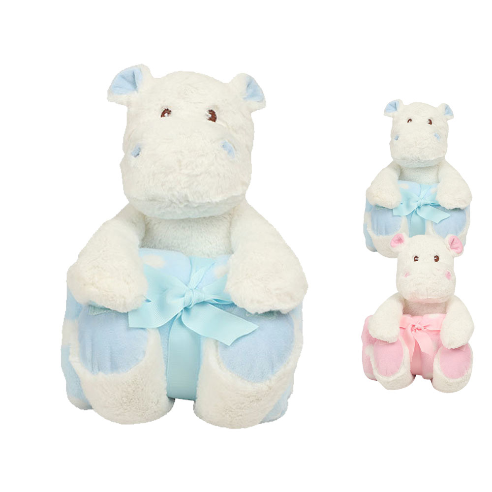 MM606 Mumbles Nilpferd mit Decke Kuscheltier