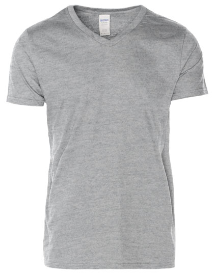 G64V00 Gildan T-Shirt mit V-Ausschnitt Softstyle®