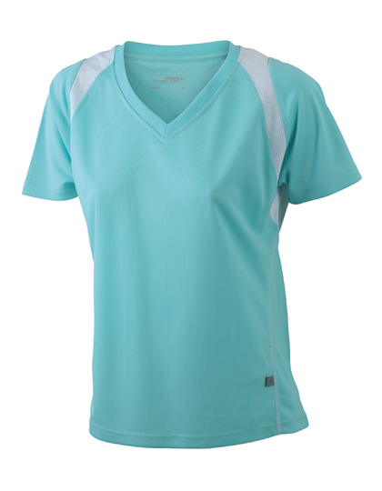 JN396 James+Nicholson Damen Laufshirt kurzarm