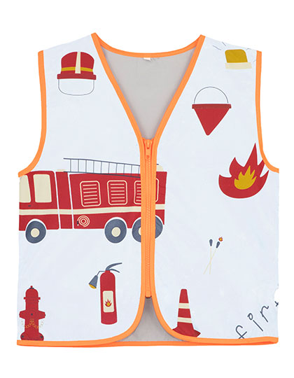 KX126K Korntex Kinder Sicherheitsweste Rescue Rangers CO² Neutral
