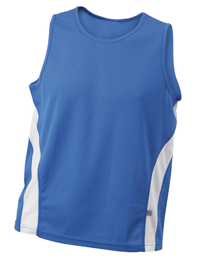 JN305 James+Nicholson Herren Laufshirt ärmellos