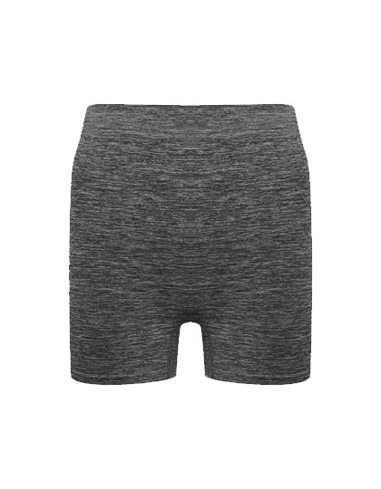 TL301 Tombo Taillierte kurze Hose mit hohem Bund aus meliertem Gewebe
