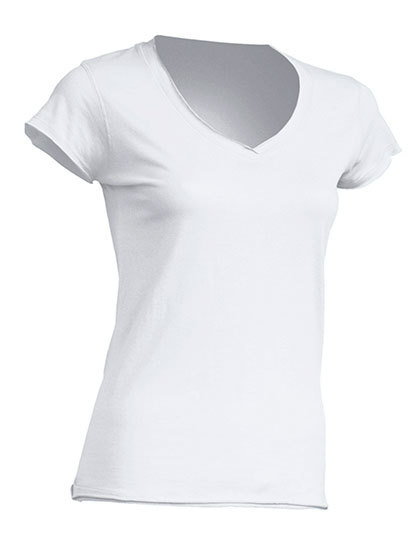 JHK271 JHK Damen V-Ausschnitt T-Shirt SICILIA JHK271 JHK Damen V-Ausschnitt T-Shirt SICILIA