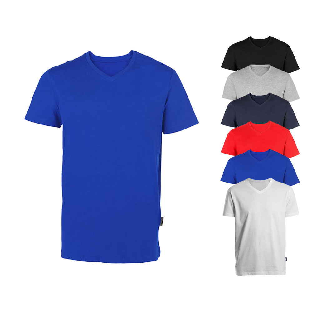 HRM102 HRM Herren  V-Ausschnitt  T-Shirt