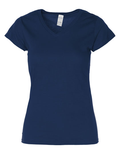 G64V00L Gildan Damen T-Shirt mit V-Ausschnitt Softstyle®