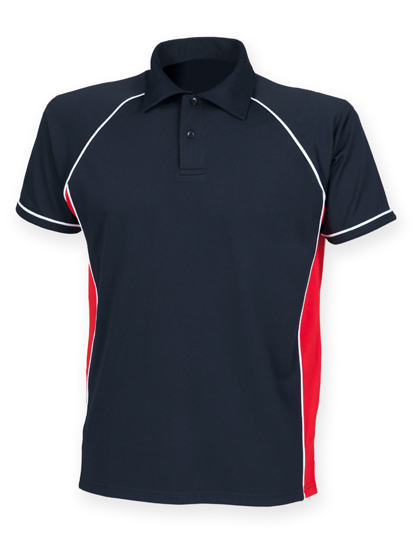 FH370 Finden+Hales Performance-Poloshirt mit Paspeln