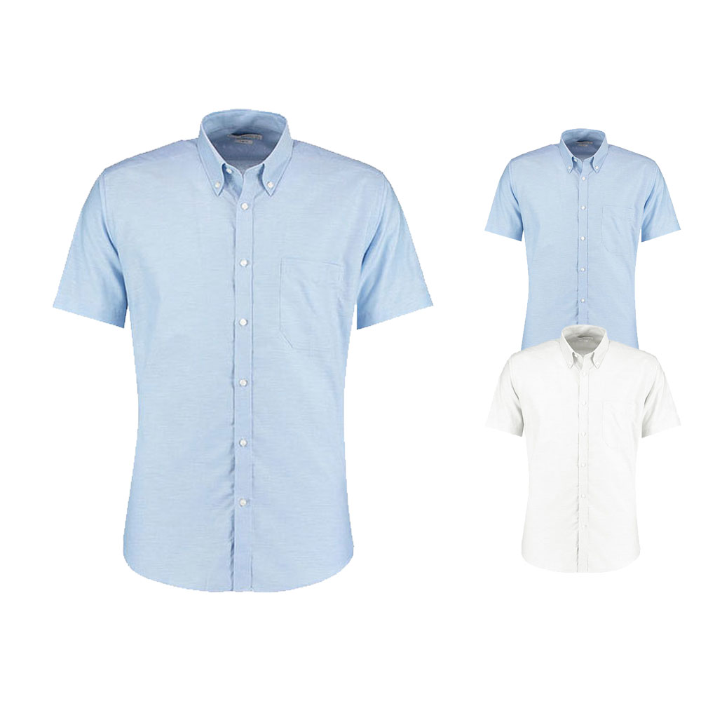 K183 Kustom Kit Hemd Kurzarm Oxford Shirt