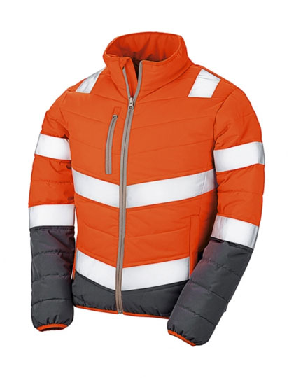 RT325F Result Damen Arbeitsjacke mit aufgenähten Reflektions-Streifen