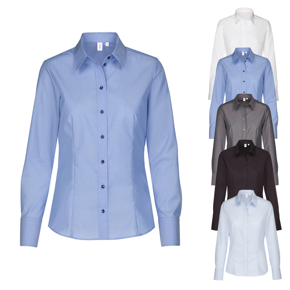 SN080604 Seidensticker Damen Bluse langarm moderne Passform