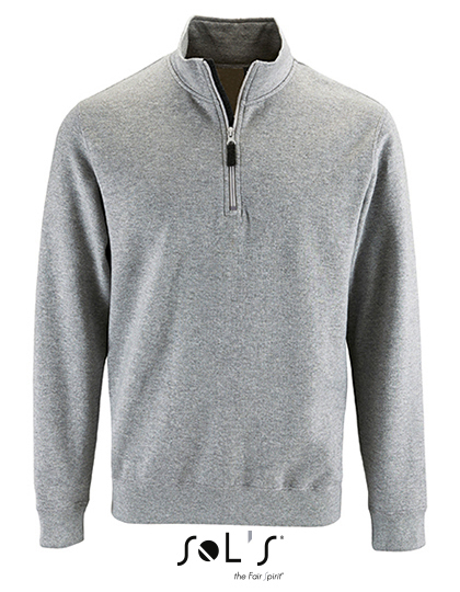 L02088 SOL´S Herren Sweatshirt mit hohem Kragen und ReißverschlussStan