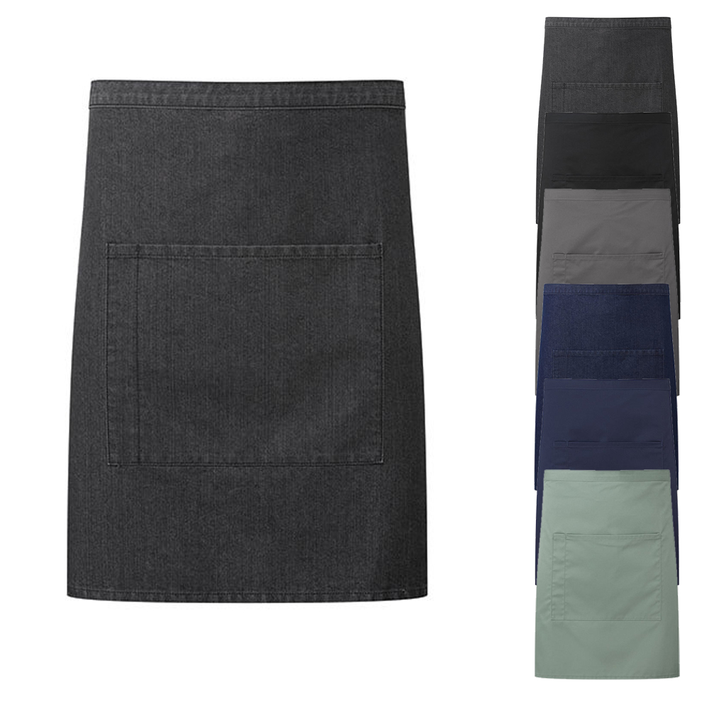 PW141 Premier Workwear Colours mittellange Schürze mit Tasche