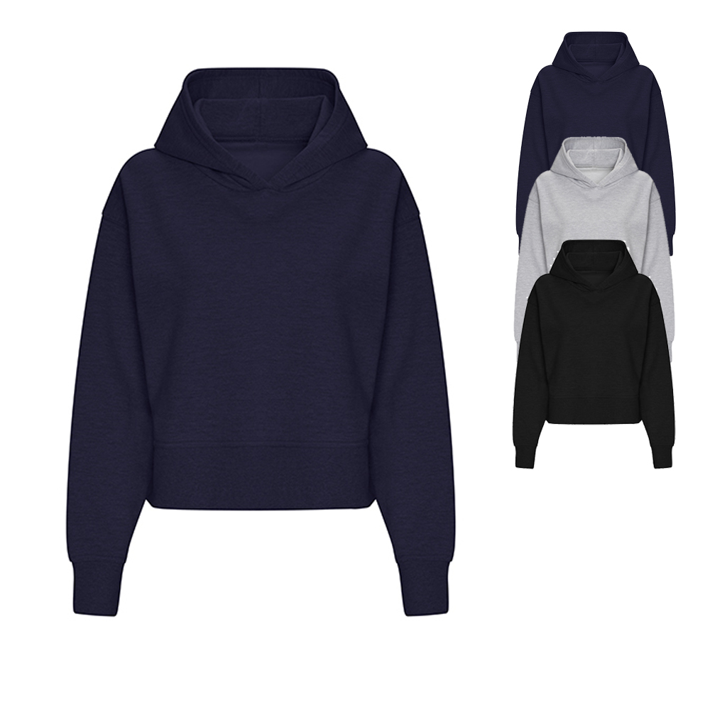 JH305 Just Hoods Damen Relaxed Kapuzen-Sweatshirt