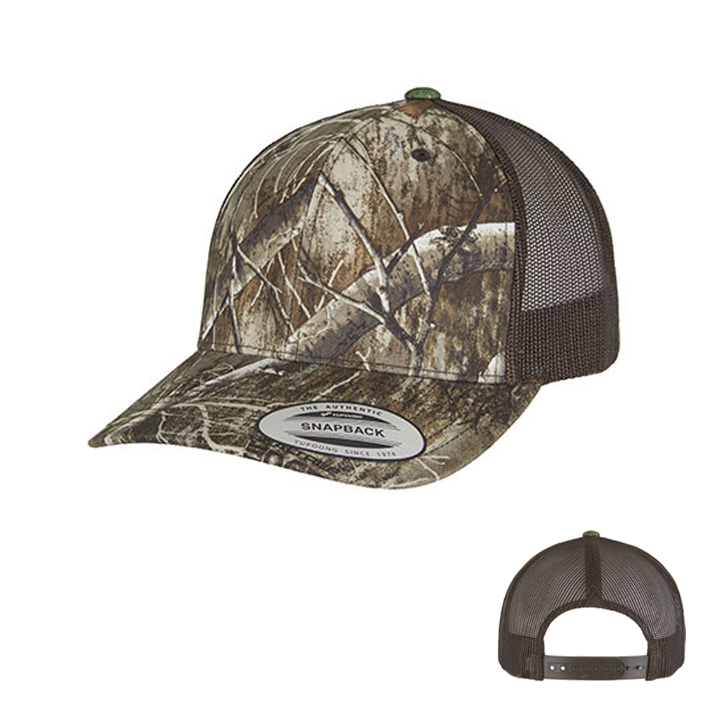 FX6606RC FLEXFIT YP Classics Baumtarn Retro Trucker Kappe