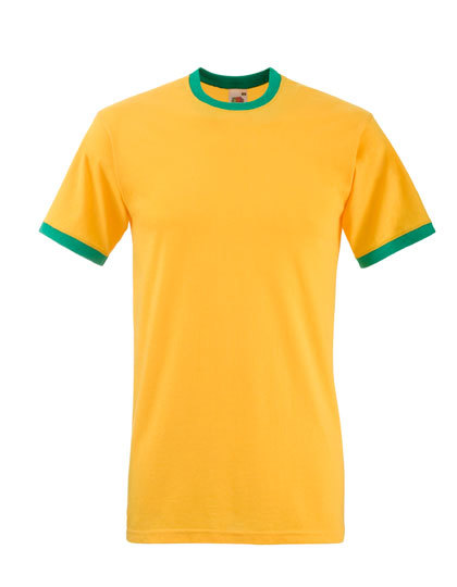 Fruit of the Loom Ringer T-shirt kurzarm