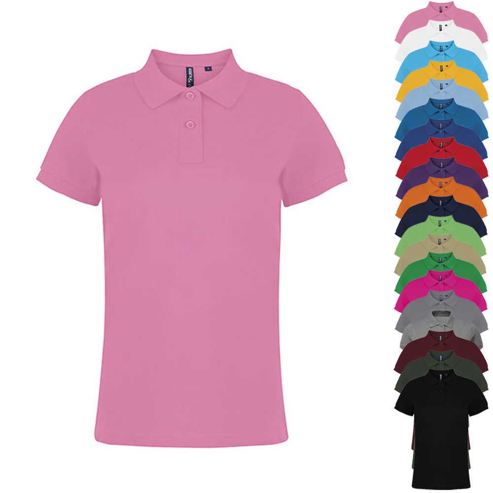 AQ020 Asquith & Fox Damen klassisches Polo Poloshirt
