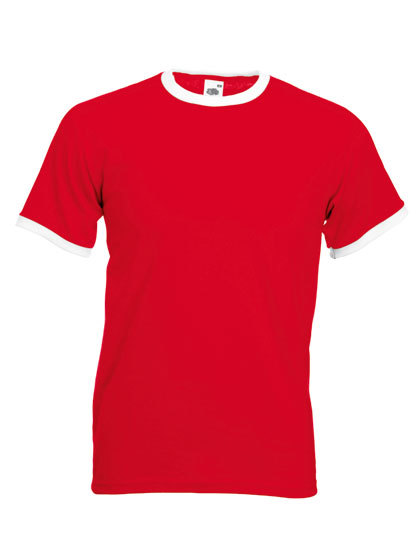 Fruit of the Loom Ringer T-shirt kurzarm