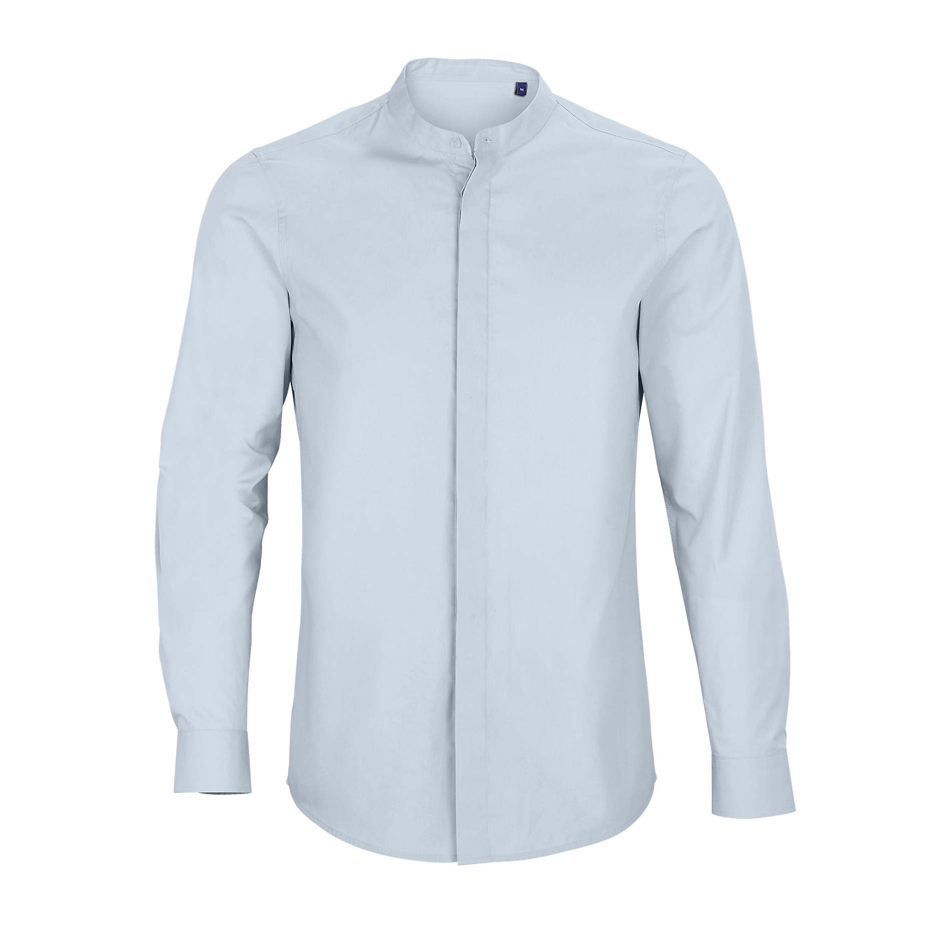 NB3792 NEOBLU Herren Hemd Mandarinkragen Bart