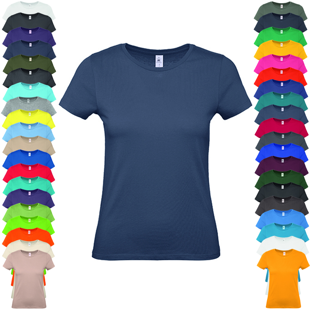 BCTW02T B&C kurzarm T-Shirt #E150 / Damen